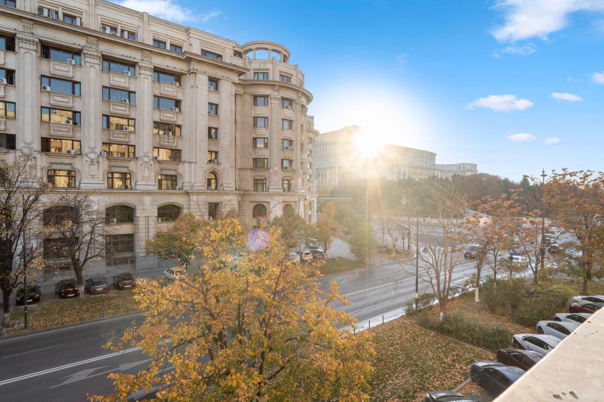 Ferienwohnung Parliament Pearl - Amazing View - Old Town Bukarest Exterior foto